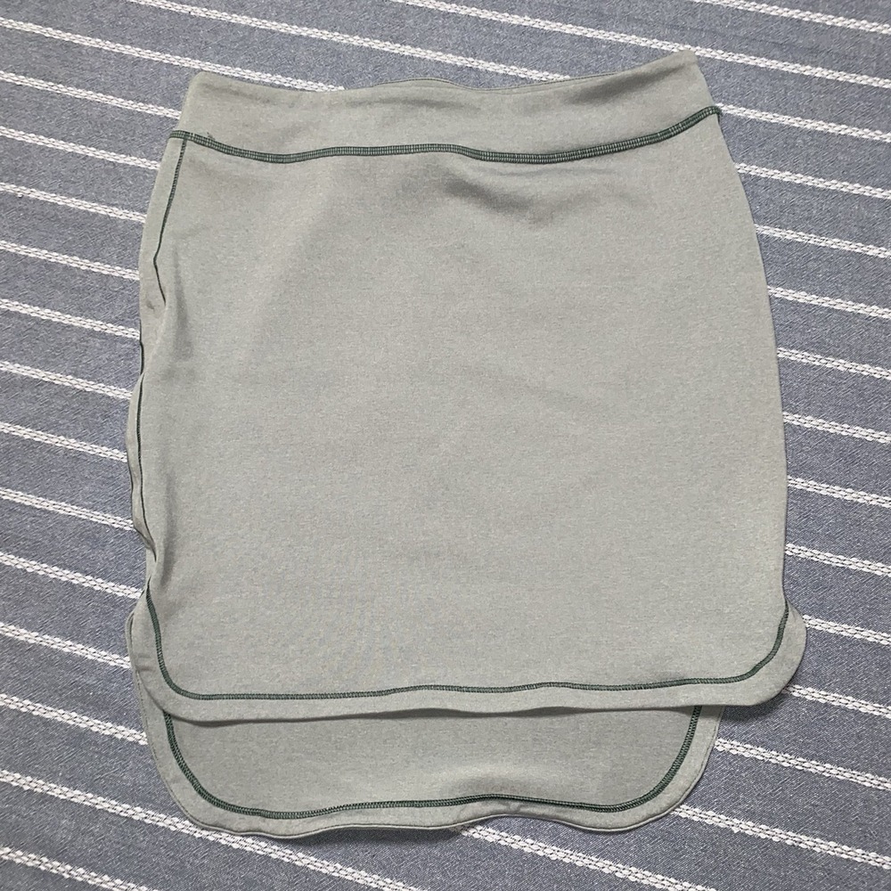 Lululemon Green High Low Bodycon Skirt Athletic Women's‎ Size 6